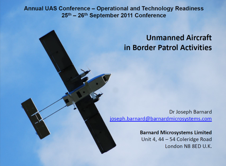 Unmanned Aircraft in Border Patrol Activities